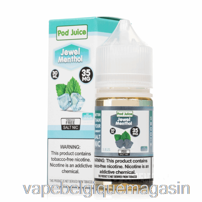 Vape Shop Bruxelles Bijou Menthol - Jus De Dosette - 30ml 55mg